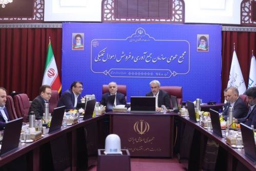 صورت های مالی سال ۱۴۰۳ سازمان جمع آوری و فروش اموال تملیکی تصویب گردید